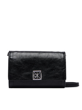 Calvin Klein Geantă Calvin Klein Emblem Wallet On Strap LV04F1218G Negru