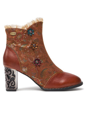 Laura Vita Členková obuv Laura Vita Ledao 14 Hnedá