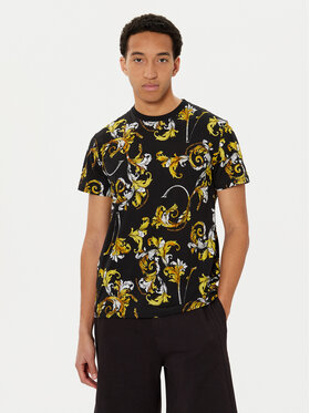 Versace Jeans Couture Versace Jeans Couture Футболка 78GAH6S0 Чорний Slim Fit