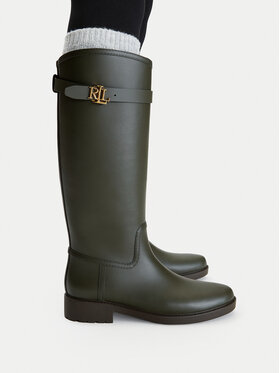 LAUREN RALPH LAUREN Gumijas zābaki LAUREN RALPH LAUREN Portiah Bo Wbo 802980678003 Zaļš
