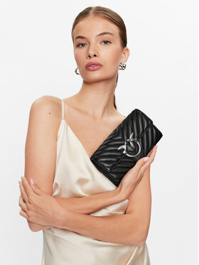 PINKO Geantă PINKO Love One Wallet C PE 23 PLTT 100062 A0GK Negru