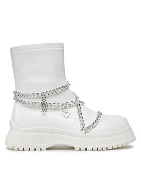 DeeZee Členková obuv DeeZee WS5271-01 Biela