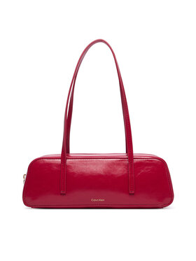 Calvin Klein Torebka Calvin Klein Foil Logo Glossy Bauletto LV04F3638G Czerwony