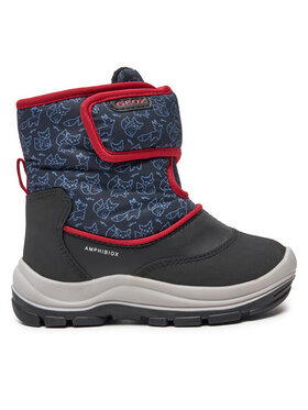 Geox Snehule Geox B Flanfil Boy B Abx B263VE 0BCMN C0048 S Čierna