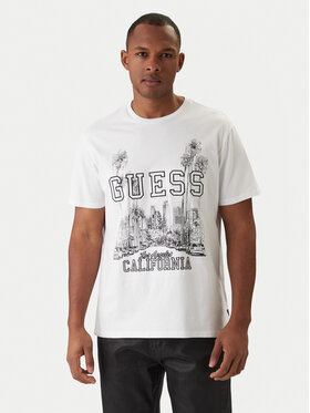 Guess Guess Camiseta M6RI01 I3Z14 Blanco Regular Fit