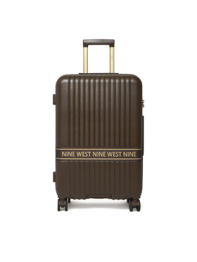 Nine West Walizka średnia Nine West CEO-NW-M-001-10 Brązowy ciemny