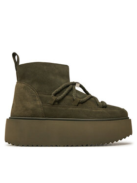 Inuikii Čizme za snijeg Inuikii Classic Low Platform 75204-004 Kaki