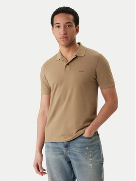 BOSS BOSS Polo Pallas 50553564 Caqui Regular Fit