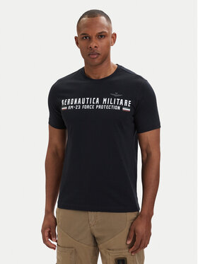 Aeronautica Militare Aeronautica Militare Camiseta 261TS1942UJ00538 Azul marino Regular Fit