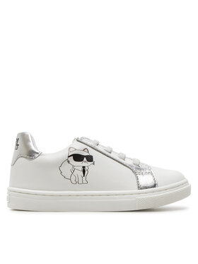 Karl Lagerfeld Kids Sneakersy Karl Lagerfeld Kids Z30321 Bílá