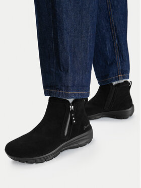 Skechers Ботильйони Skechers Easy Going - Urban Zip 168188/BBK Чорний