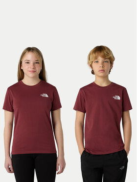 The North Face The North Face Camiseta Simple Dome NF0A87T4 Guinda/burdeos Regular Fit