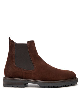 Marc O'Polo Kotníková obuv s elastickým prvkem Marc O'Polo 407 27385002 300 Hnědá