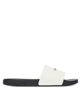 Calvin Klein Şlapi Calvin Klein Ess Slide Monobrand Cv HM0HM02107 Alb
