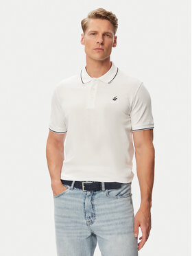 Beverly Hills Polo Club Beverly Hills Polo Club Поло P-SS26M-P42561 Білий Regular Fit