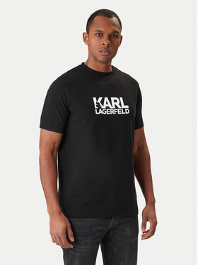 KARL LAGERFELD KARL LAGERFELD Camiseta 755780 561235 Negro Regular Fit