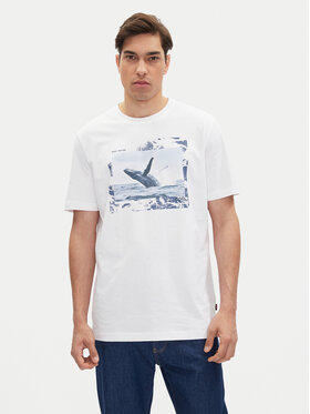 BOSS BOSS Футболка Te_Dunetrace 50539187 Білий Regular Fit