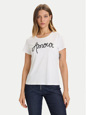 Morgan Morgan Camiseta 252-DMIO Blanco Slim Fit