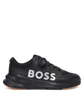 BOSS Sneakersy BOSS J52566 S Černá