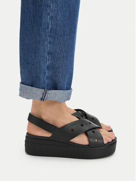 Crocs Босоніжки Crocs Brooklyn 4U Cross Strap Sandal 212254 Чорний