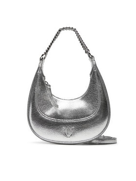 PINKO Kabelka PINKO Brioche Hobo Mini AI 24-25 PLTT 101433 A204 Strieborná