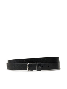 Calvin Klein Ženski pas Calvin Klein Ck Metal Round Buckle 2.5_Mono K60K613150 Črna