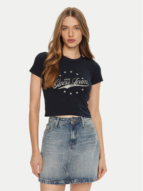Guess Jeans Guess Jeans Футболка W5RI59 J1314 Cиній Regular Fit