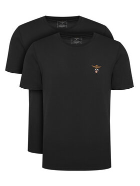 Aeronautica Militare Aeronautica Militare Σετ t-shirts AM1UTI001B Μαύρο Regular Fit