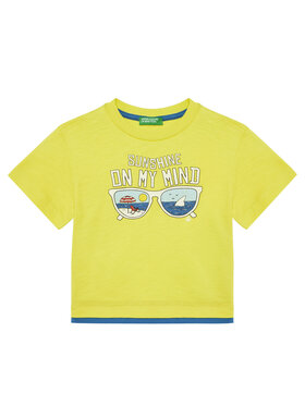 United Colors Of Benetton United Colors Of Benetton Футболка 3SLUG10JF Жовтий Regular Fit