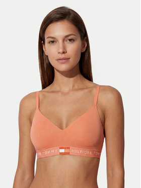 Tommy Hilfiger Tommy Hilfiger Bralette Heritage Moulded Push-Up Bralette UW0UW05715 Naranja