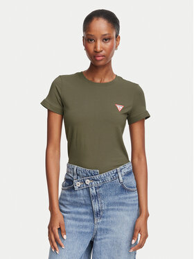 Guess Guess Camiseta W2YI44 J1314 Caqui Regular Fit