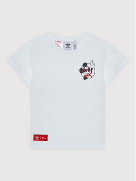 adidas adidas Футболка Disney Mickey And Friends HC1912 Білий Regular Fit