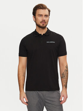 KARL LAGERFELD KARL LAGERFELD Polo 745094 551225 Nero Regular Fit