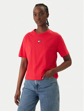 Tommy Jeans Tommy Jeans Camiseta DW0DW22202 Rojo Boxy Fit