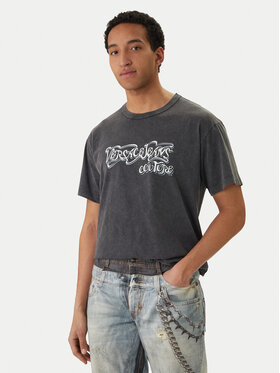 Versace Jeans Couture Versace Jeans Couture Camiseta 80GAHB02 CJB02 Negro Regular Fit