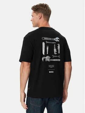 BOSS BOSS Camiseta Te Tools 50571290 Negro Regular Fit
