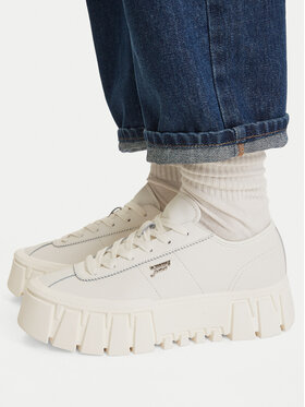 Tommy Jeans Сникърси Tommy Jeans Tjw Platform Sneaker Leather Lc EN0EN03165 Бял