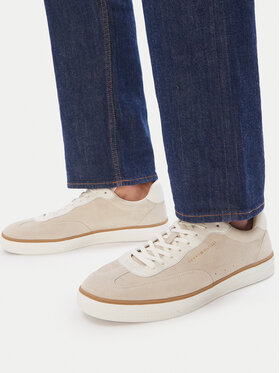 Tommy Hilfiger Sneakersy Tommy Hilfiger Lo Lux FM0FM05882 Beżowy jasny