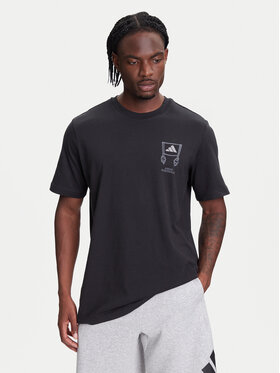adidas adidas Футболка Stadium Crowd lJX7474 Чорний Loose Fit