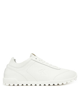 Calvin Klein Sneakersy Calvin Klein Low Profile Runner Lth Mg YW0YW02049 Biela