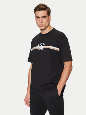Guess Guess Футболка Z5RI02 I3Z14 Чорний Regular Fit