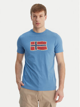 Napapijri Napapijri Camiseta S-Mahsa NP0A4FZB Azul Regular Fit