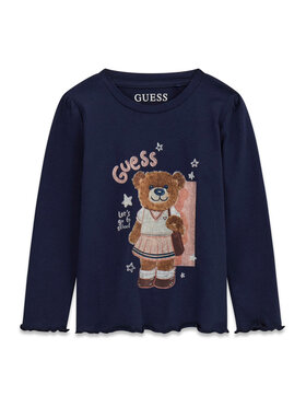 Guess Guess Blusa K6YI11 K3676 Azul marino Regular Fit