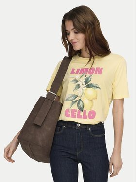 ONLY ONLY Camiseta Lucy 15367829 Amarillo Regular Fit