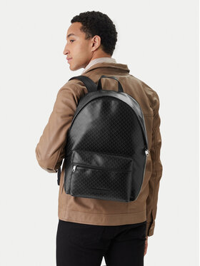 Calvin Klein Rucksack Calvin Klein Emblem Aop Coated Backpack LV04D3313G Schwarz