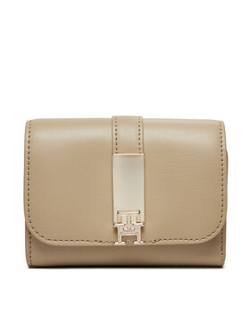 Tommy Hilfiger Portofel Tommy Hilfiger Th Heritage Med AW0AW16579 Bej