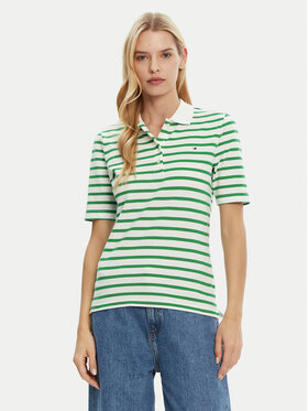 Tommy Hilfiger Tommy Hilfiger Pólóing 1985 WW0WW43224 Zöld Regular Fit