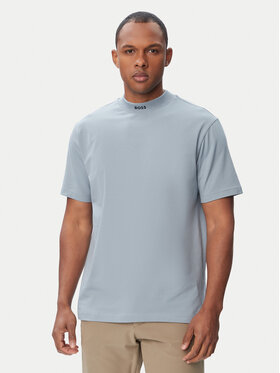 BOSS BOSS T-shirt Tee Collar 50562120 Azzurro chiaro Relaxed Fit
