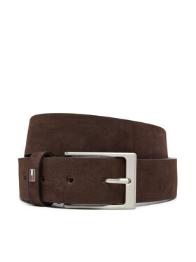 Tommy Hilfiger Pánsky opasok Tommy Hilfiger Layton 3.5 Nubuck AM0AM13754 Hnedá