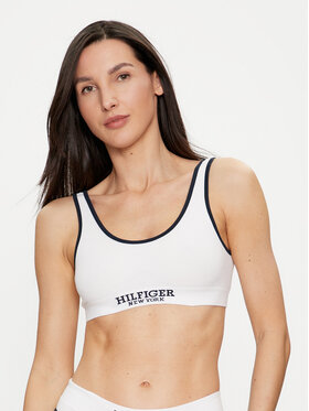 Tommy Hilfiger Tommy Hilfiger Sportinė liemenėlė UW0UW05217 Balta